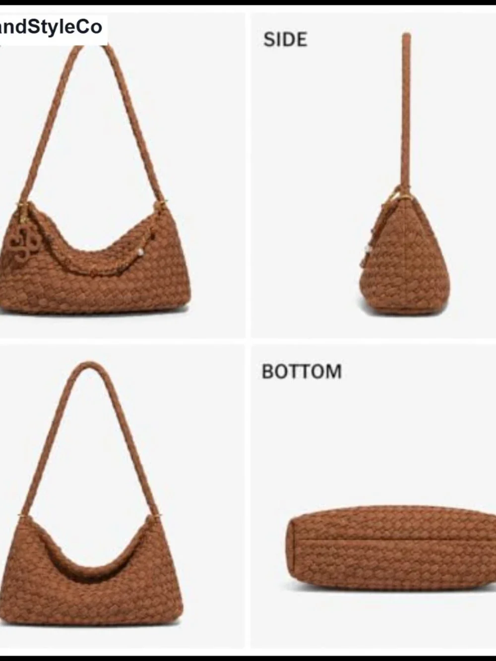 Faux Suede Hobo Bag for Women Small Slouchy Shoulder Bag with Pouch